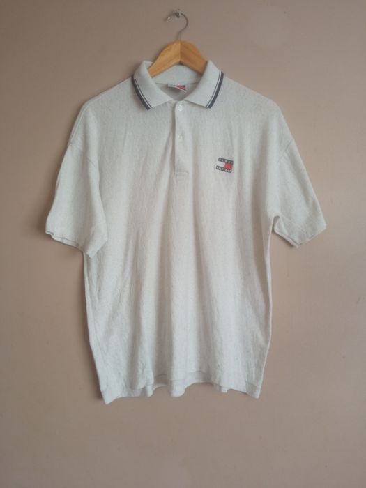 Biała koszulka polo Tommy Hilfiger