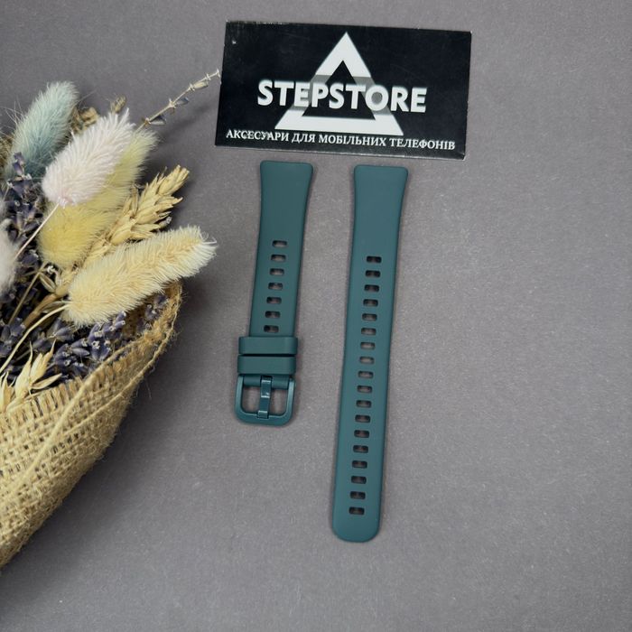 Ремешок силиконовый для Huawei band 8 на классической застежке 9
