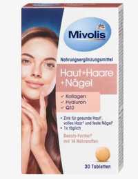 Mivolis Suplement zdrowa skóra, włosy i paznokcie, 22 g 30 tabletek DE