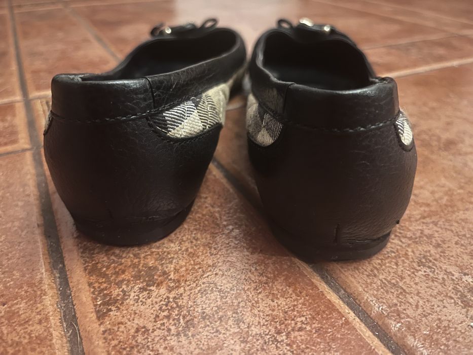 Burberry buty baleriny klasyczne krata 39