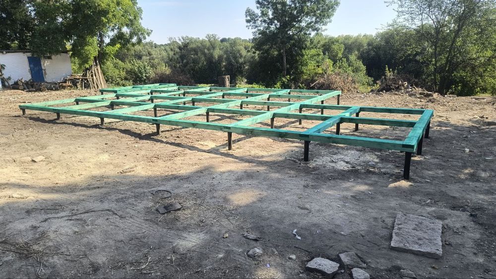 Свайний фундамент геошурупи гвинтові сваї палі