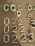 Letras matrícula antiga
