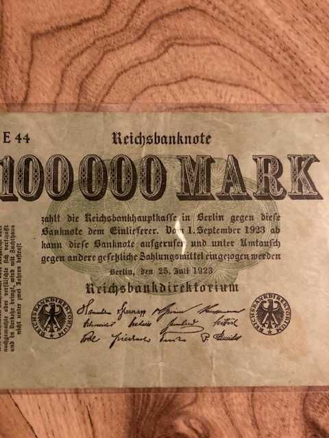 1923 Niemcy 100 000 Mark