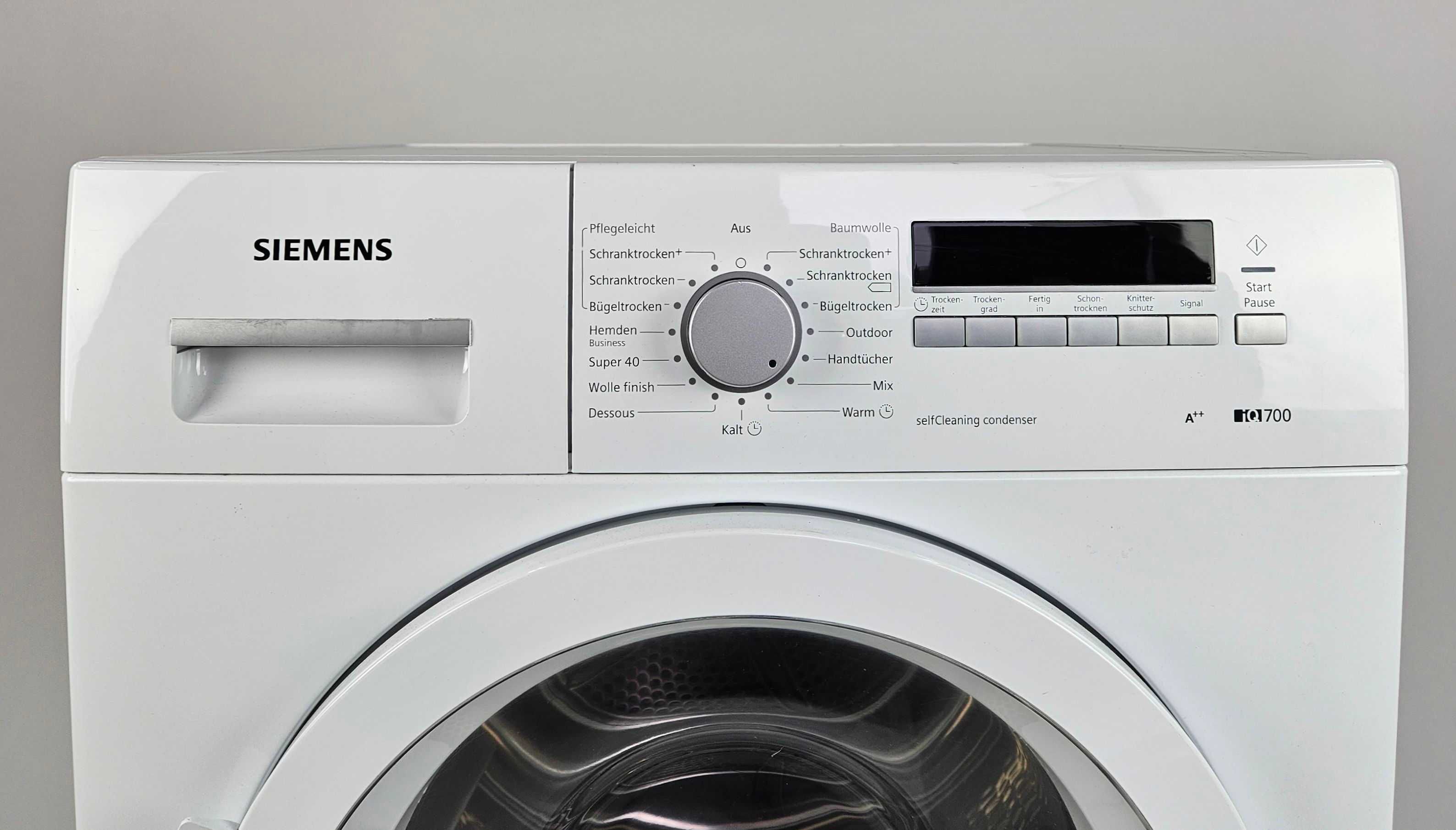 Suszarka do ubrań SIEMENS IQ700 WT46W261 kondensacyjna z POMPĄ CIEPŁA