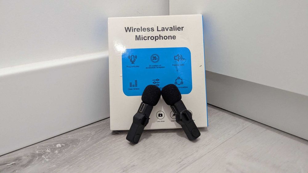 Петличний мікрофон K9 для смартфонів iPhone / Android бездротовий