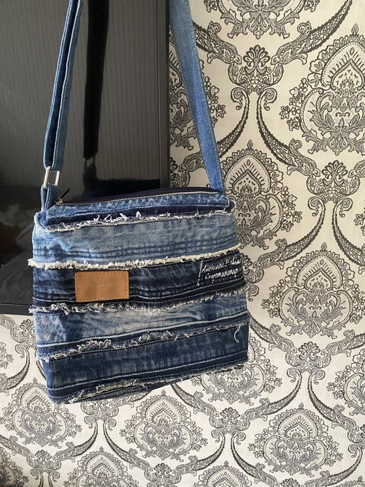 Джинсовая сумка zara