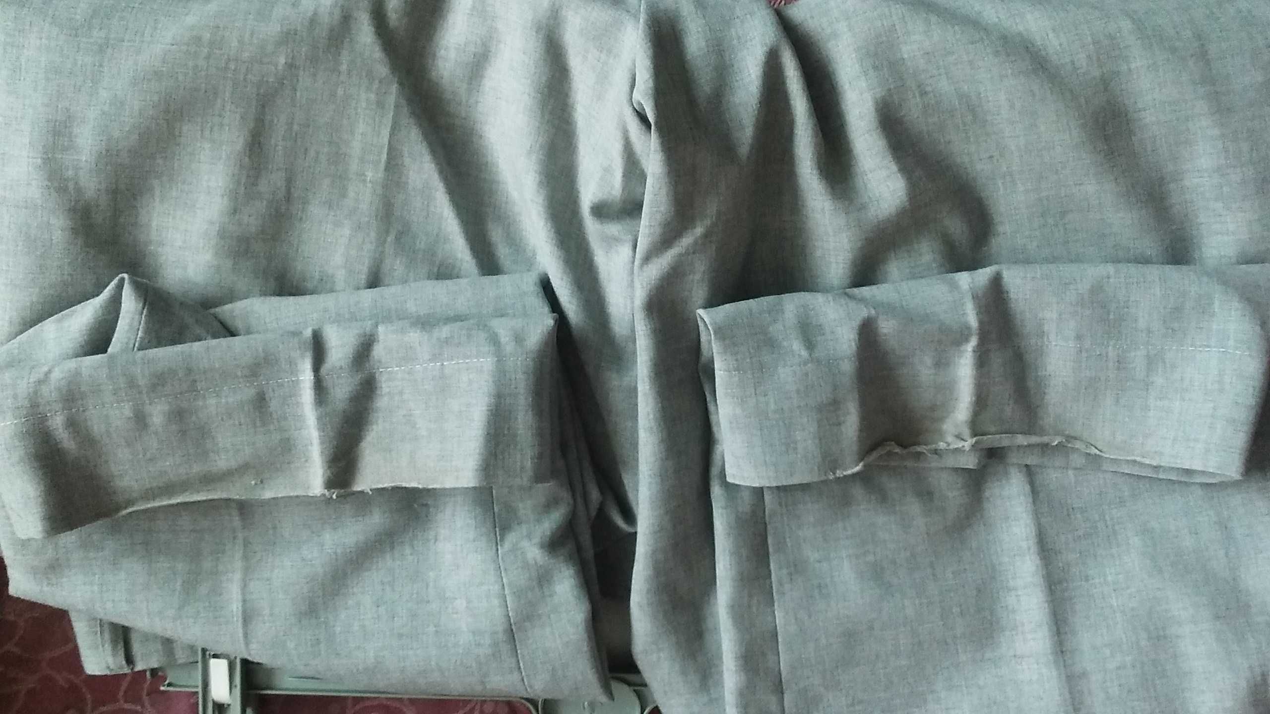 Spodnie wełniane, Gardeur, siwe,L/XL ?, wiosna, lato