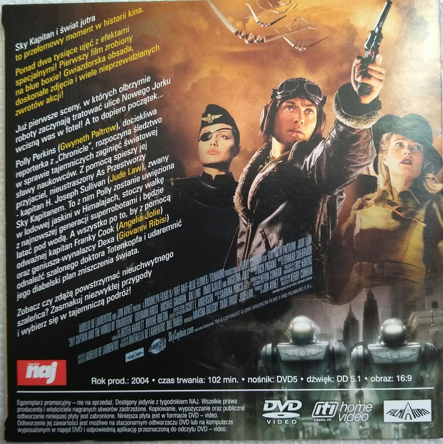 Sky kapitan i świat jutra DVD 2004