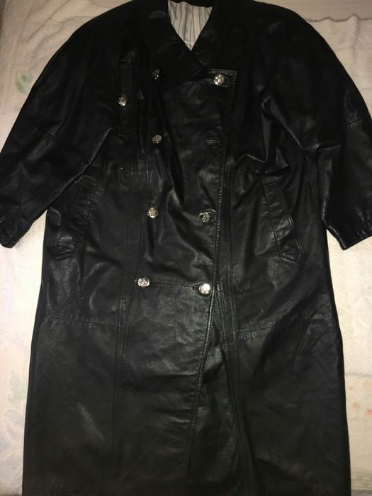 Плащ женский не чисто кожа