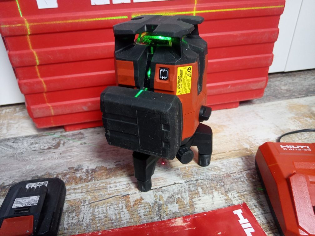 Hilti Pm 40 -MG Laser niwelator wieloliniowy 3x360st. Etui zestaw