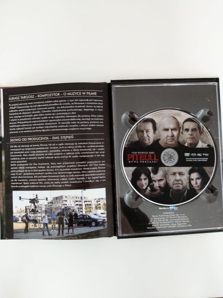 Pitbull Nowe porządki film DVD wersja książkowa