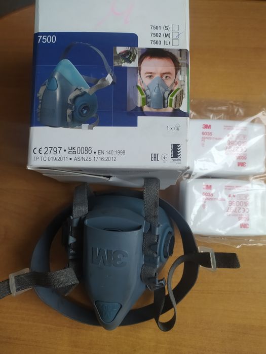 Półmaska wielokrotnego użytku 3m