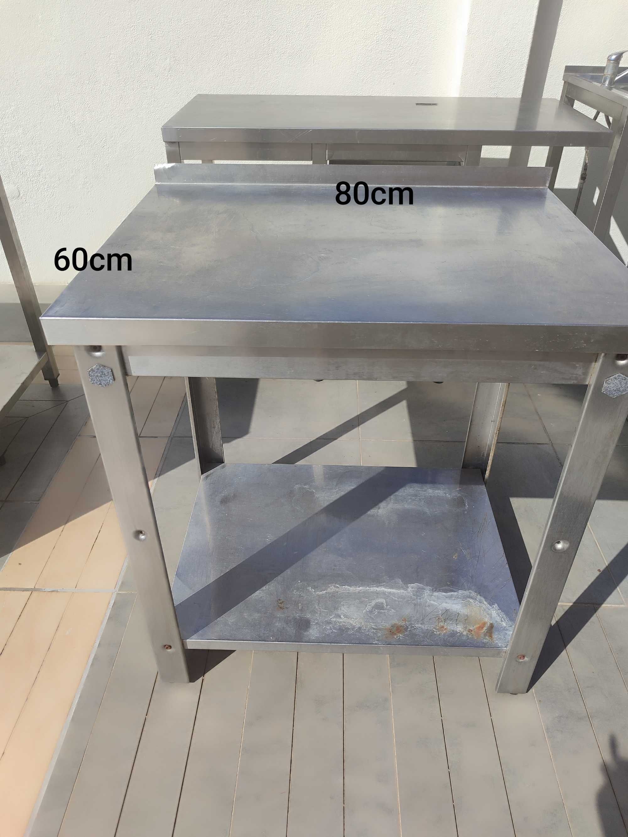 Bancada de inox para café