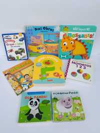 Conjunto de 8 livros infantis para bebé e criança