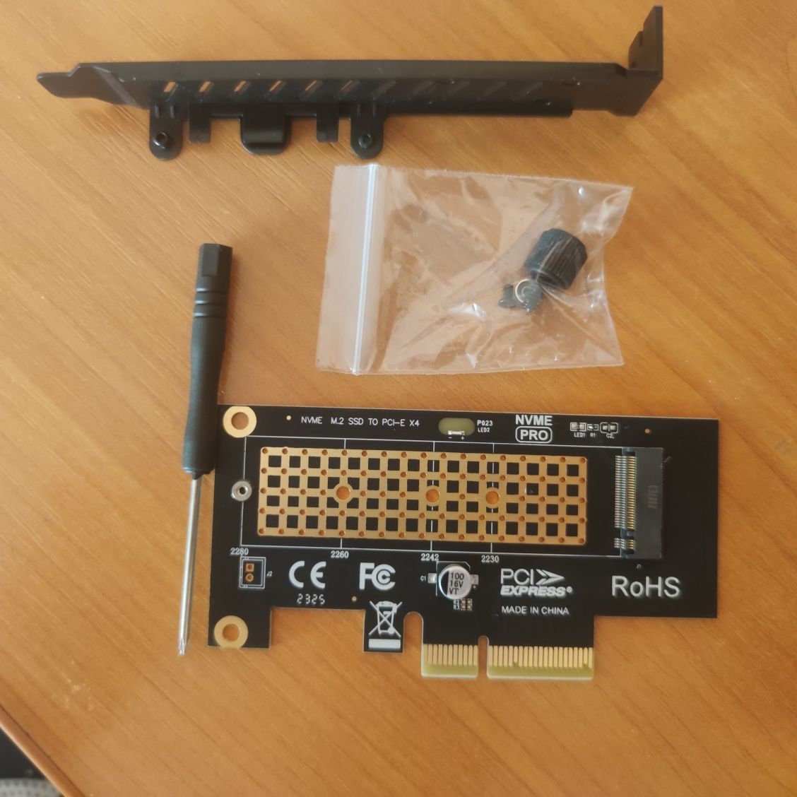 Плата PCI express для M2 ssd