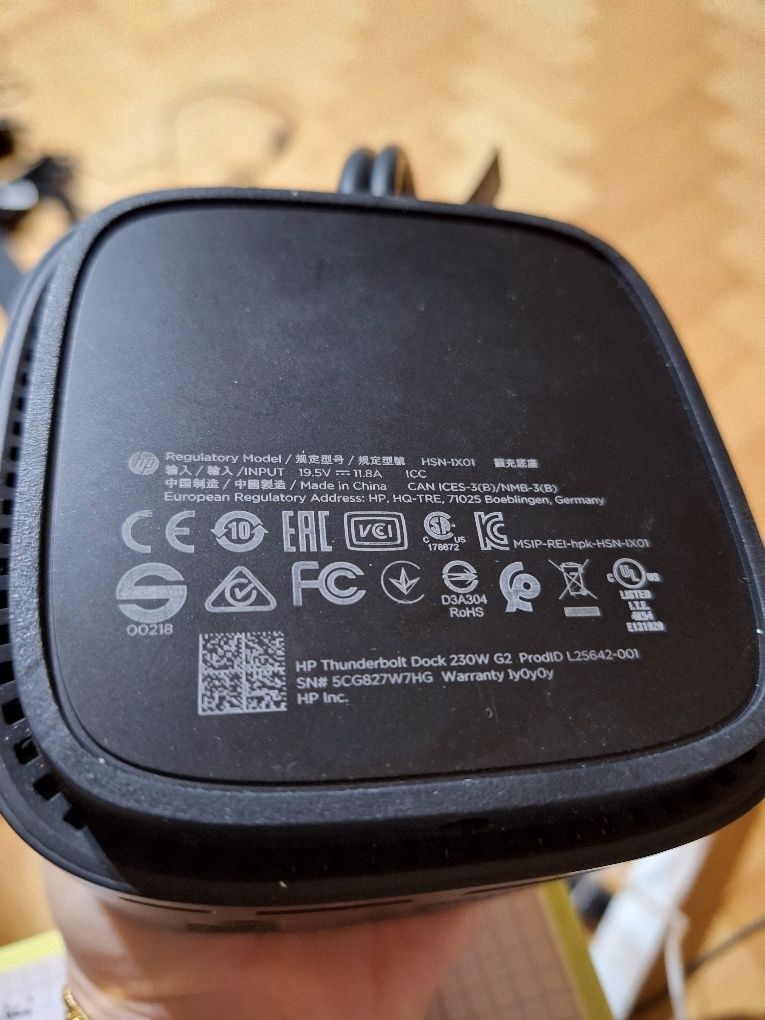 Stacja dokujaca HP Thunderbalt Dock 230 W G2