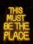 Neon this musy be the place 42 x 31 cm