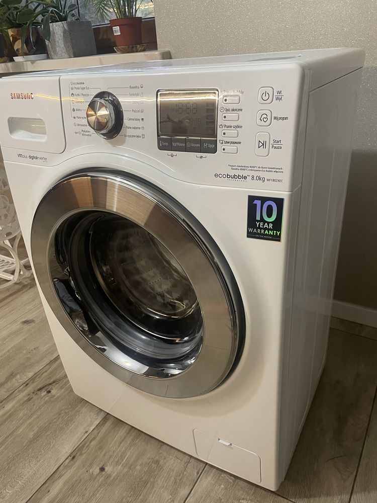 Pralka SAMSUNG WF1802XEC 8kg eco bubble slim