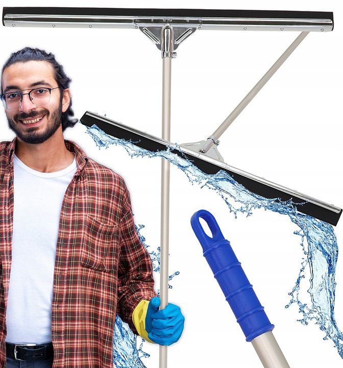 Zgarniacz Do Wody 80cm Kij Aluminiowy 125cm Dł Tir