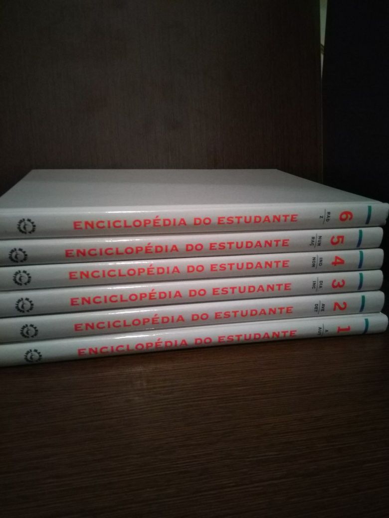 Conjunto de Enciclopédias do Estudante Novas