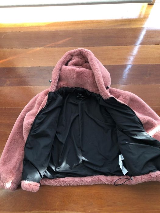 Casaco de pelo rosa  XS
