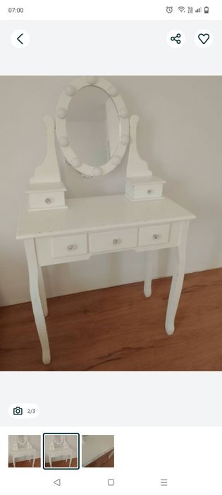 Toaletka stolik biurko do malowania