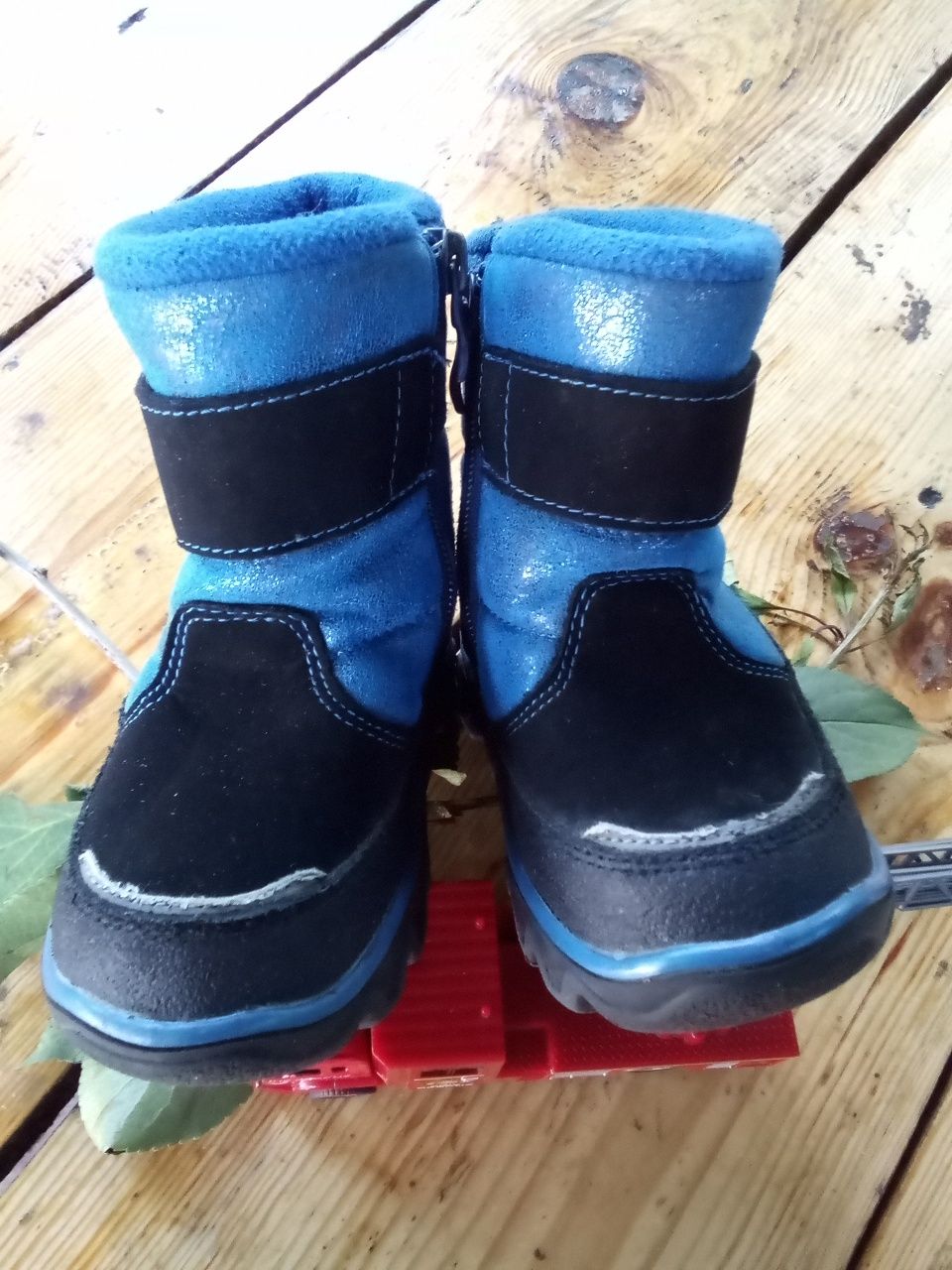 Зимние ботинки сапожки на мальчика 25