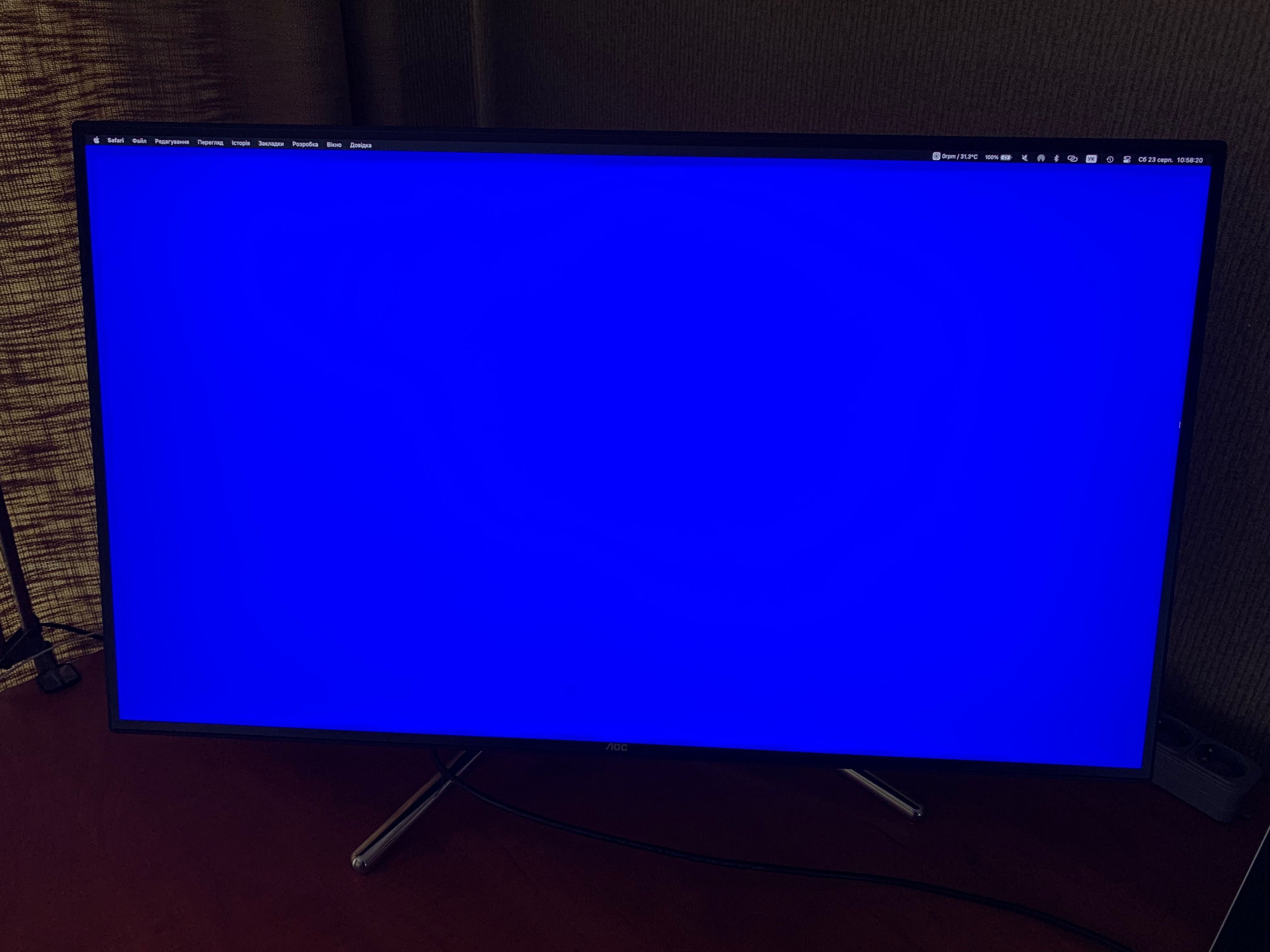 Монітор AOC U32U1 (31.5") Porsche Design, 4K, USB-C, 10-біт, HDR 600