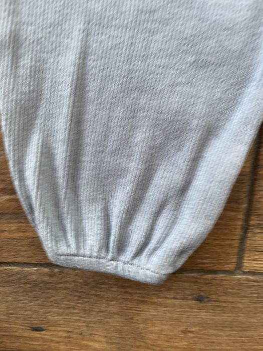 68 next spodnie cienkie prążkowane niebieskie