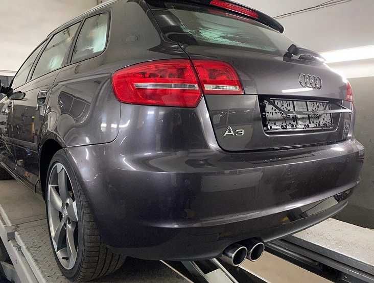 Tłumik końcowy wydech  AUDI A3 S3 8P 2,0 4x4 quattro 2x80mm