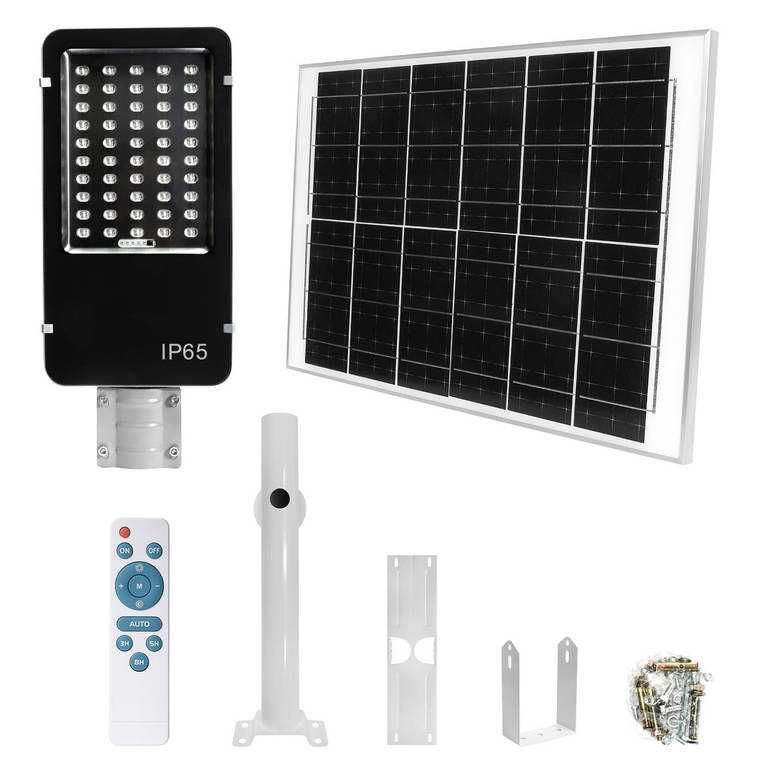 Lampa solarna uliczna LED 300W/500W panel uchwyt pilot