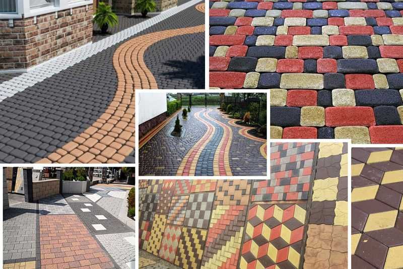 Плитка тротуарна вібролита, сухопресована в Харкові