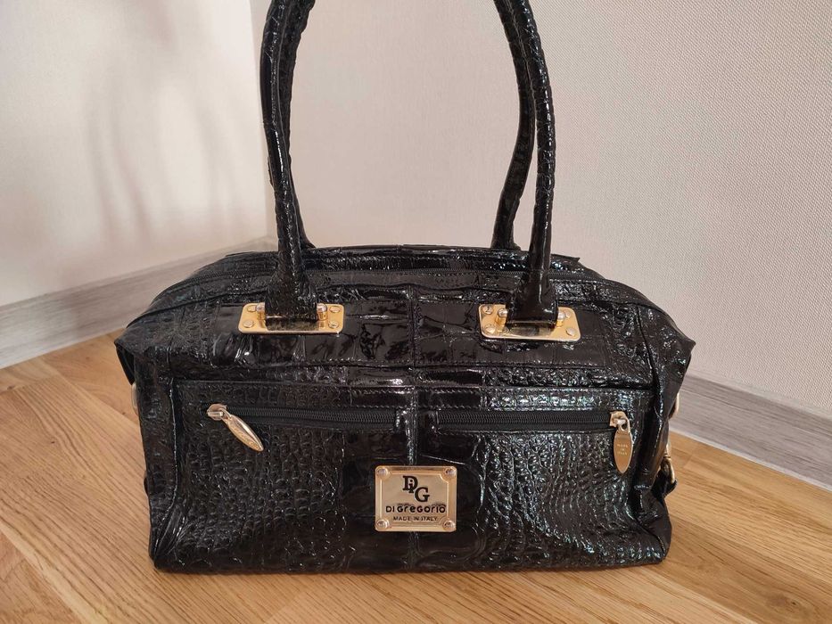 Італійська шкіряна сумка Di Gregorio