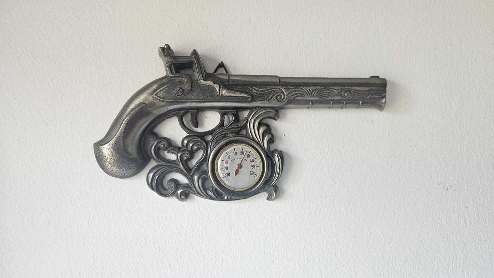 Termometro revolver para pendurar na parede