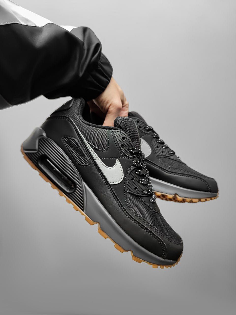 Кросівки Nike Air Max 90 Black Gum, кросовки Найк Аір Макс 90 чорні