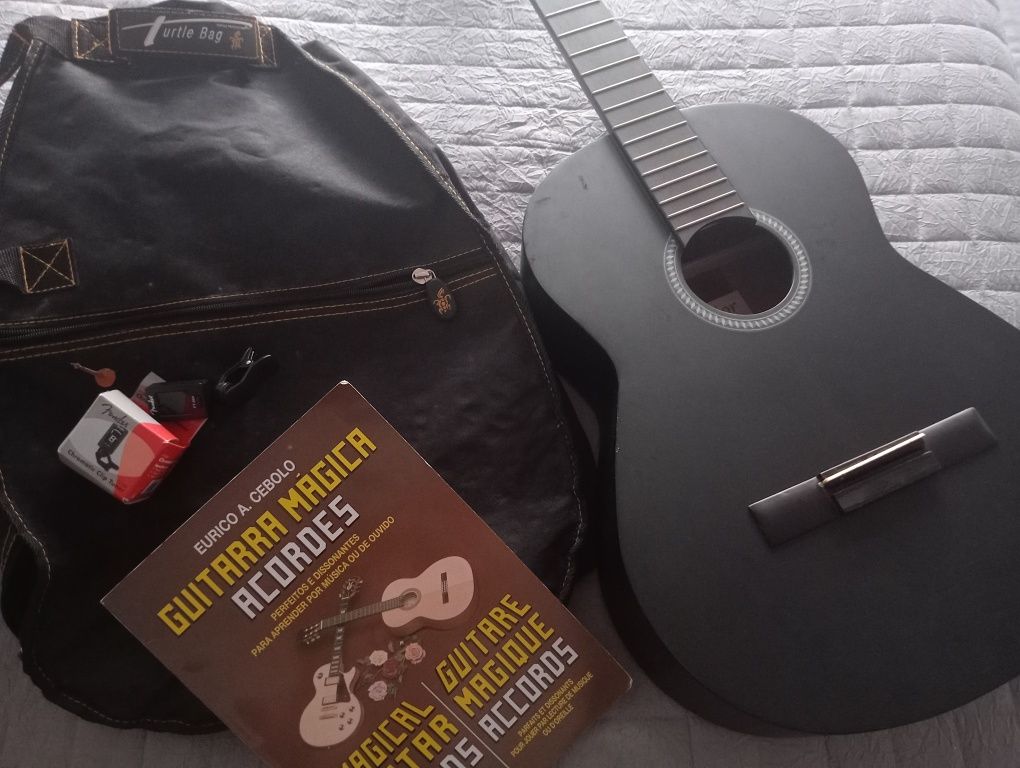 Guitarra Acústica + acessórios