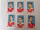 6 Cromos Caramelos BENFICA Reis da Bola 1962/63 A Francesa