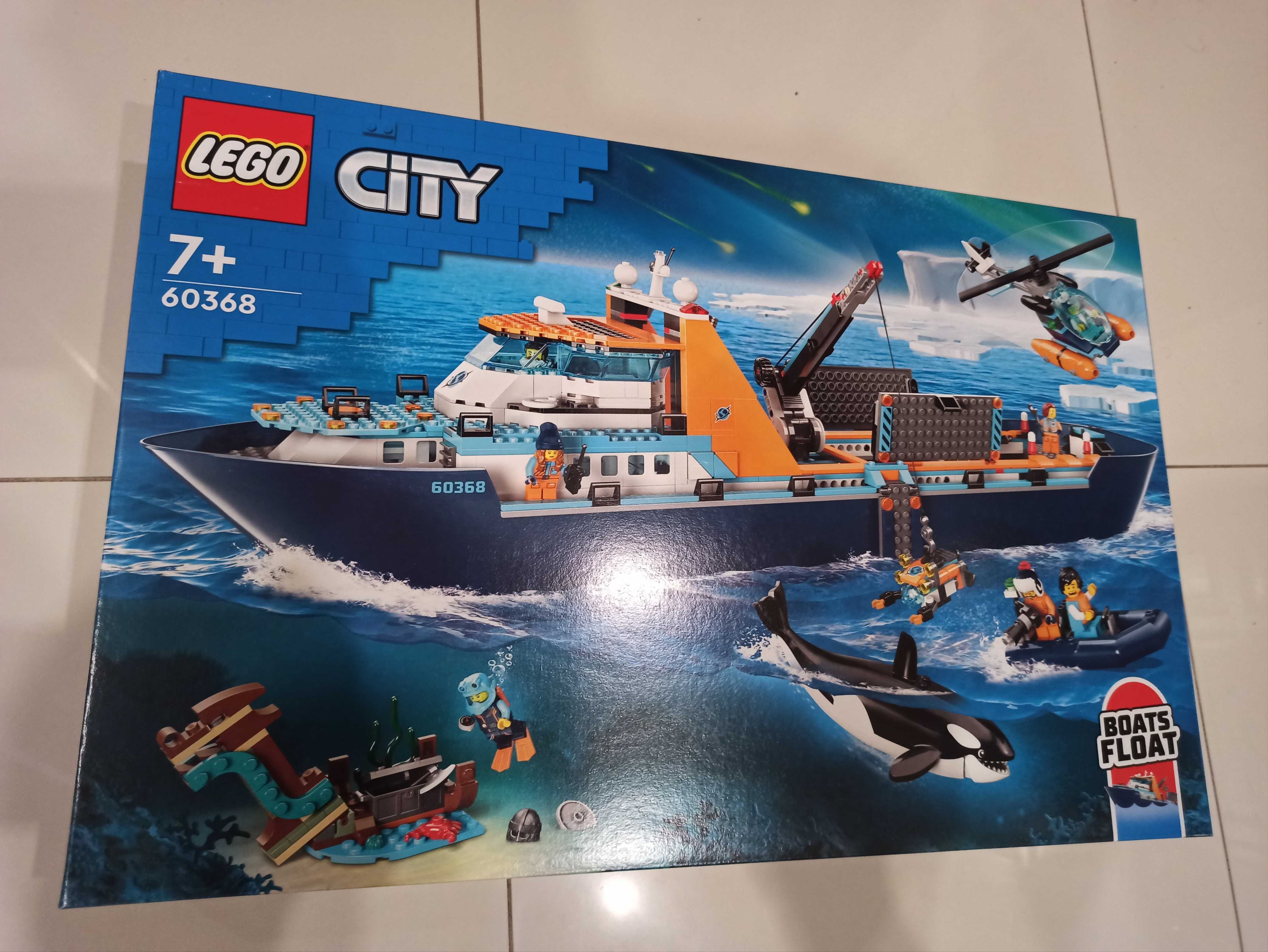 LEGO 60368 City Łódź badacza Arktyki