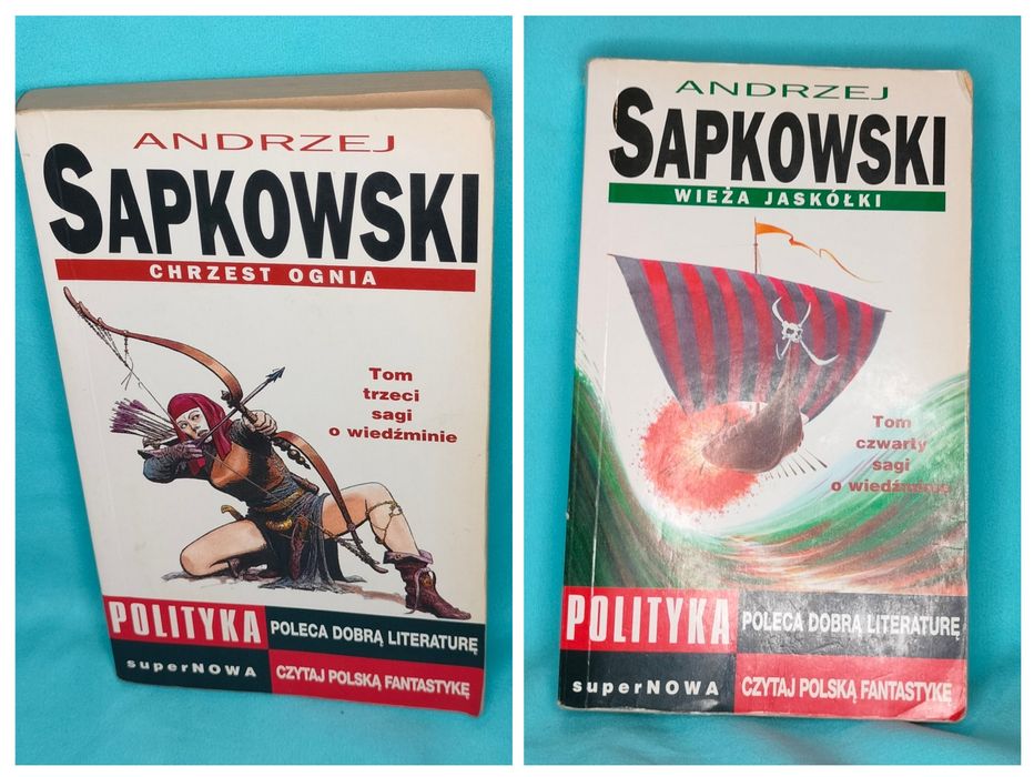 Sapkowski Wiedźmin, pakiet osiem tomów