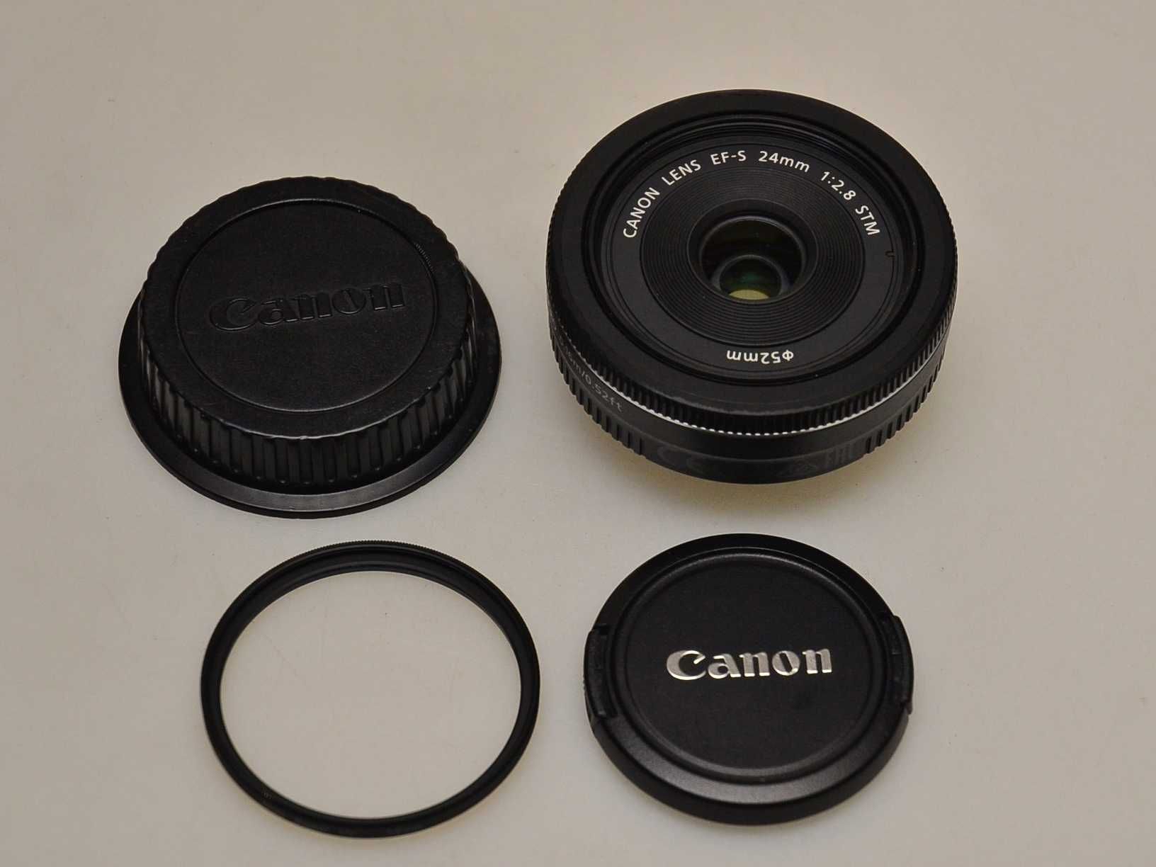 Obiektyw Canon EF-S 24 mm f/2.8 STM + filtr UV Marumi Gwarancja!