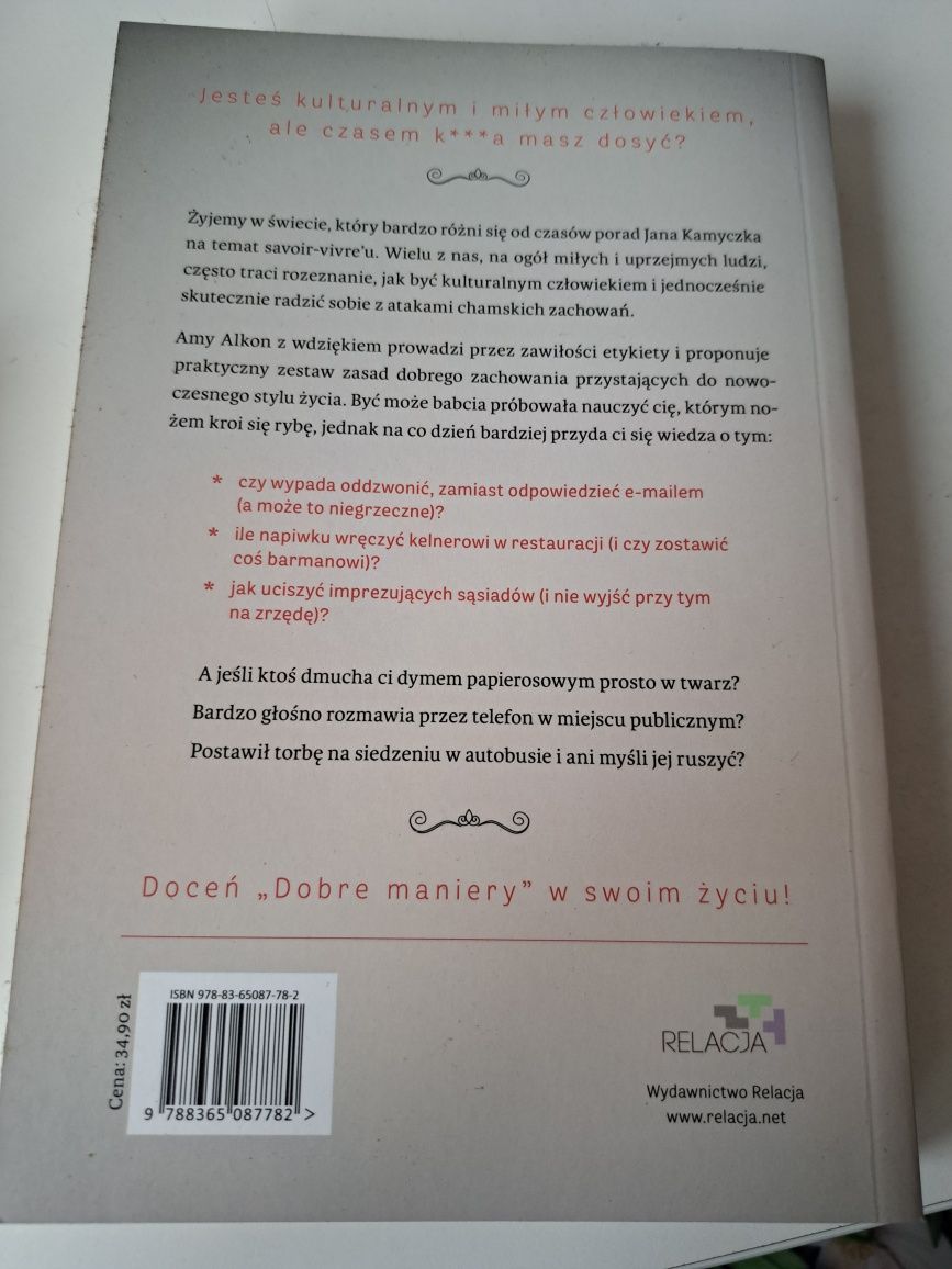 Dobre maniery dla miłych ludzi Amy Alkon
