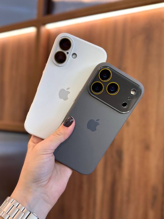 Чохол з мікрофіброю silicone case iphone 17 pro max чехол айфон про