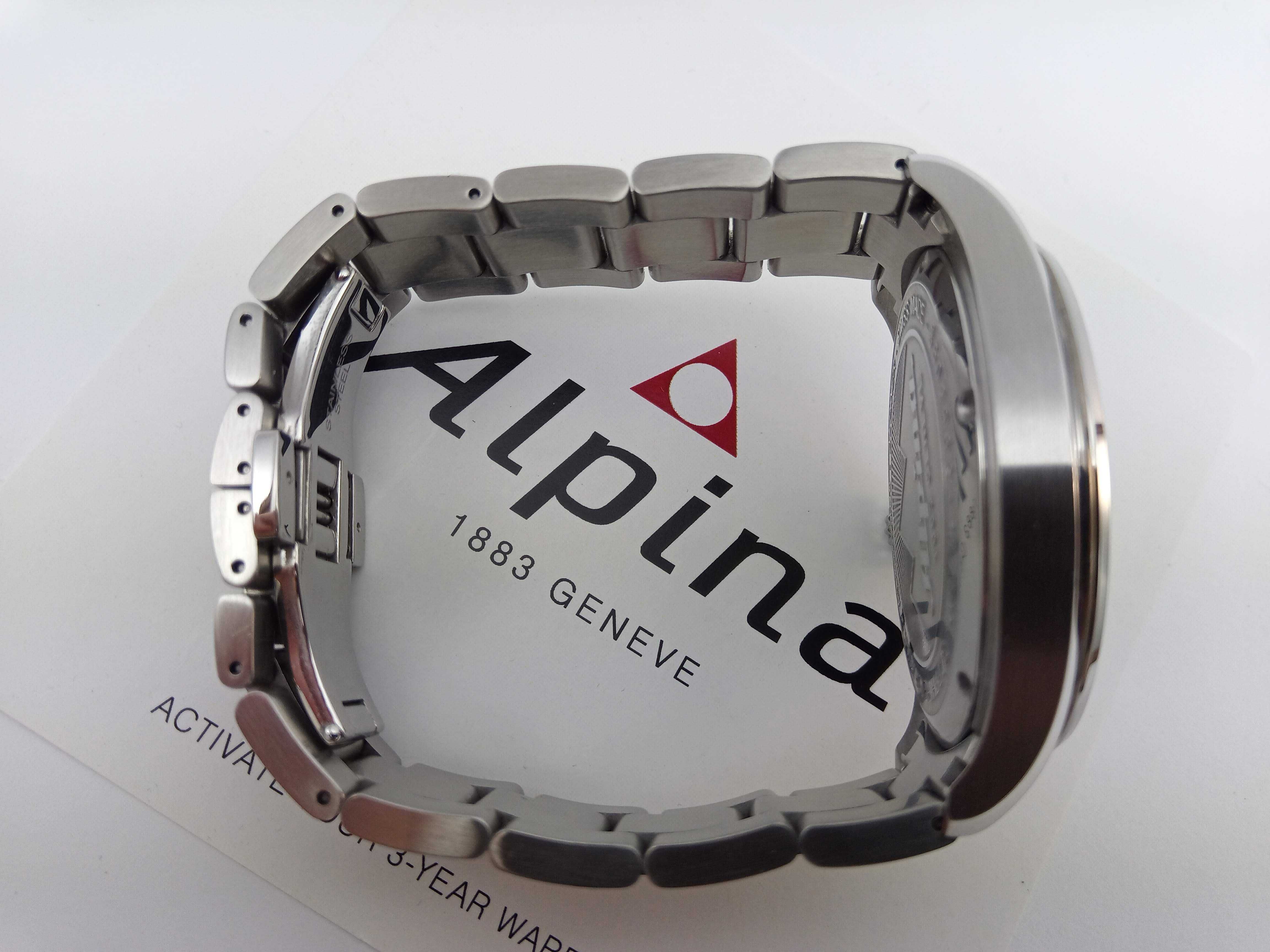 Швейцарские мужские часы Alpina, сапфировое стекло. Сборка Женева $895