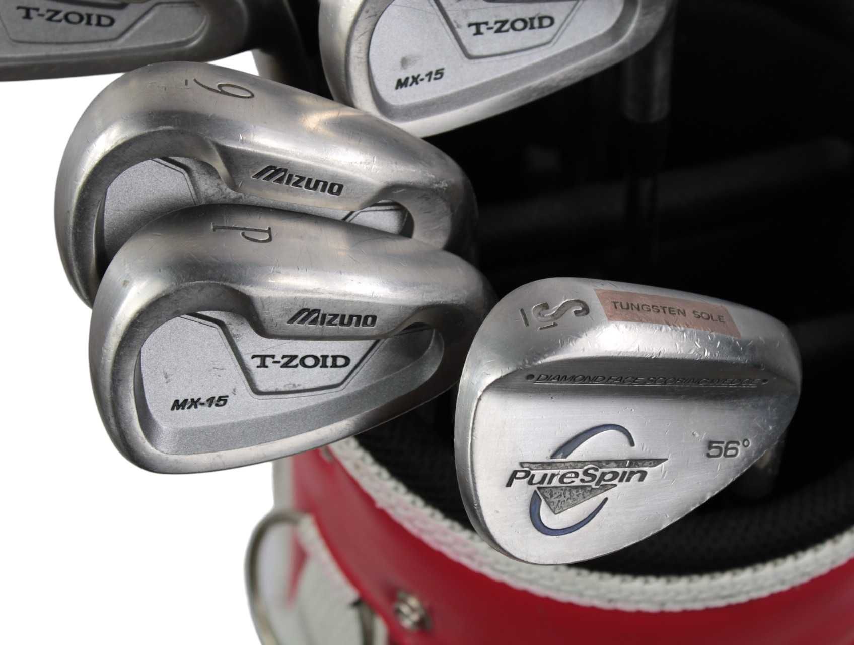 +0,5" Zestaw 5-SW Mizuno MX 15 S-flex kije do golfa golfowe irony
