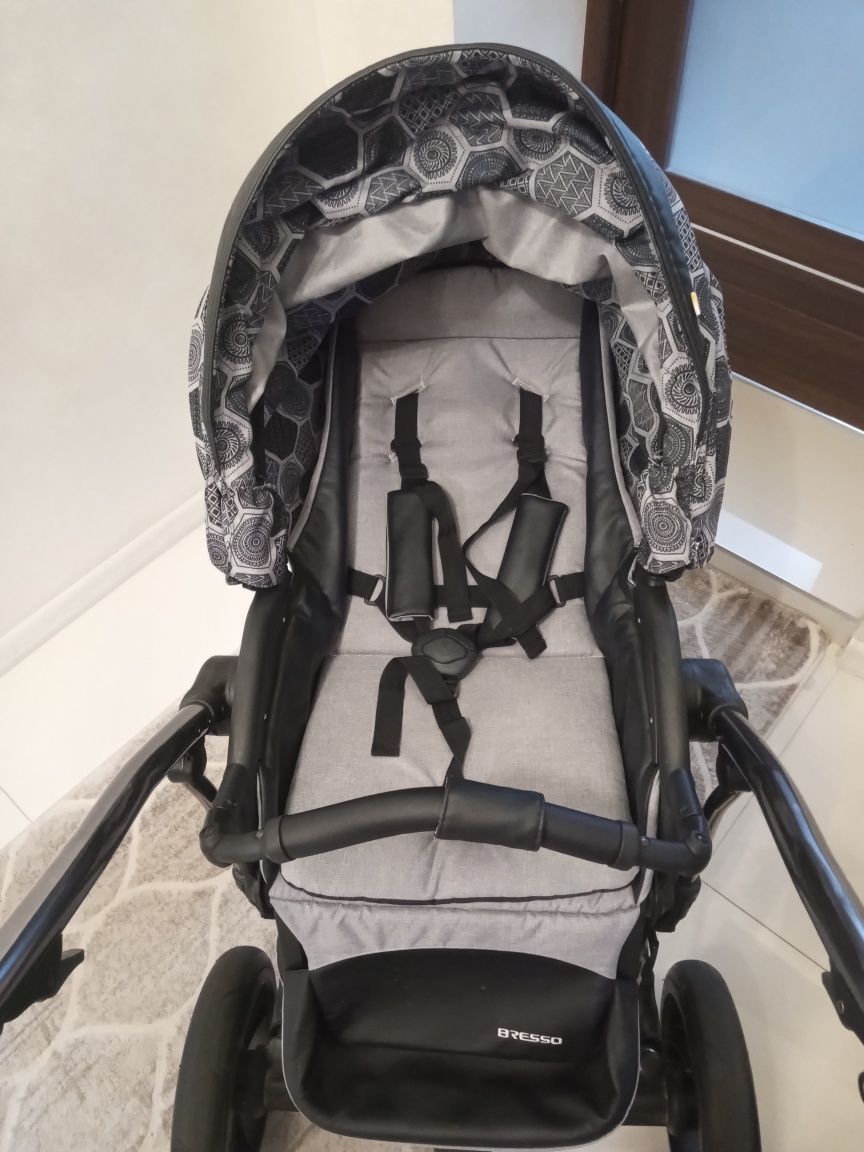 Wózek dziecięcy BEBETTO BRESSO PREMIUM2w1 + nosidełko CYBEX