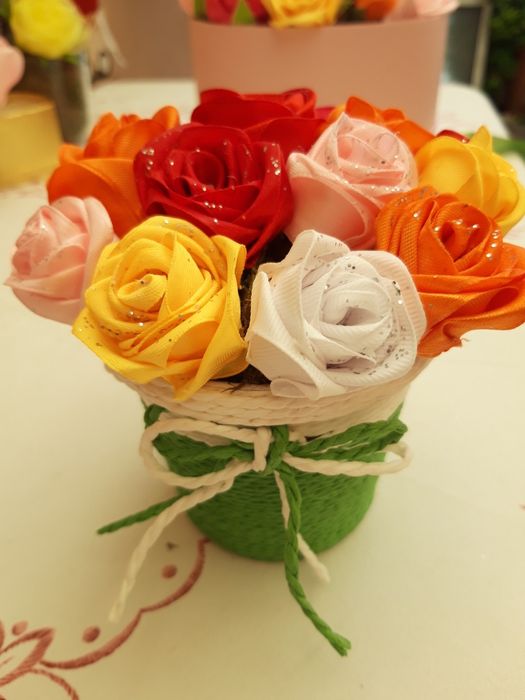 Arranjos florais/rosas eternas