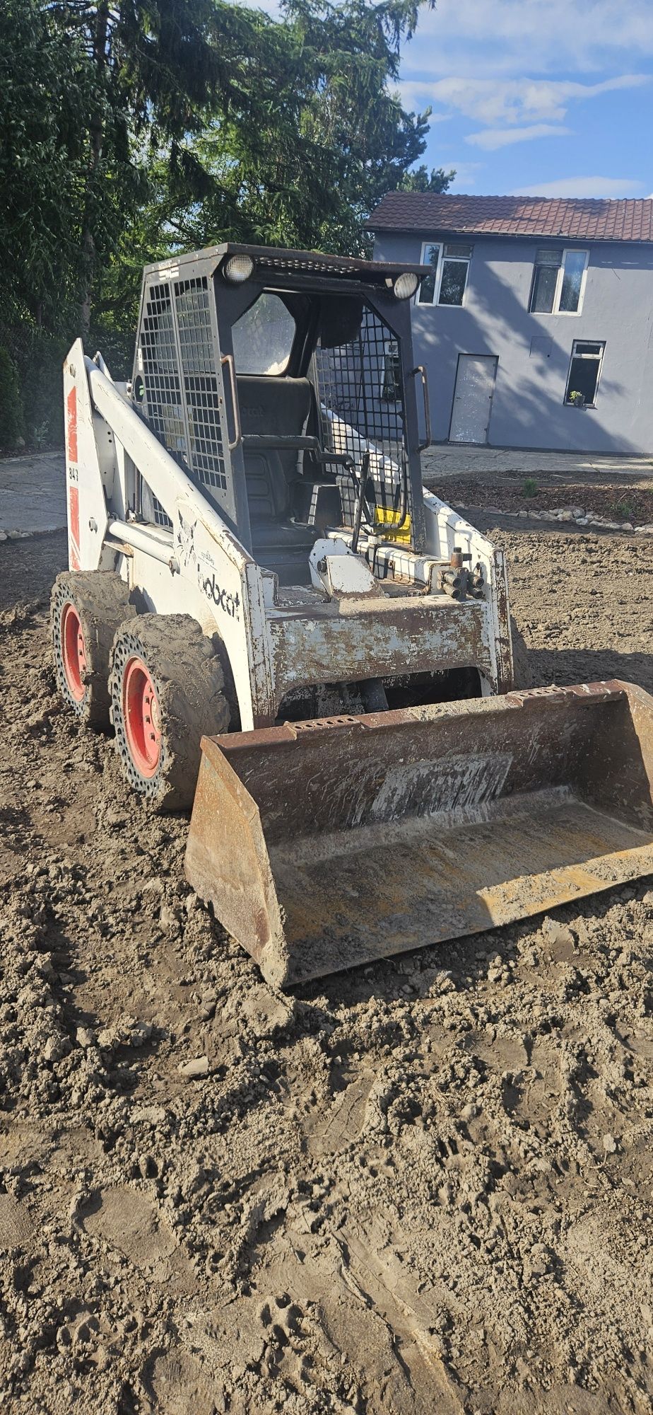 Bobcat 843 miniładowarka john deere cat jcb mustang new holland