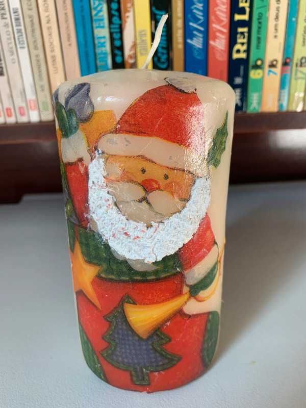 Vela de Natal (~14cm)