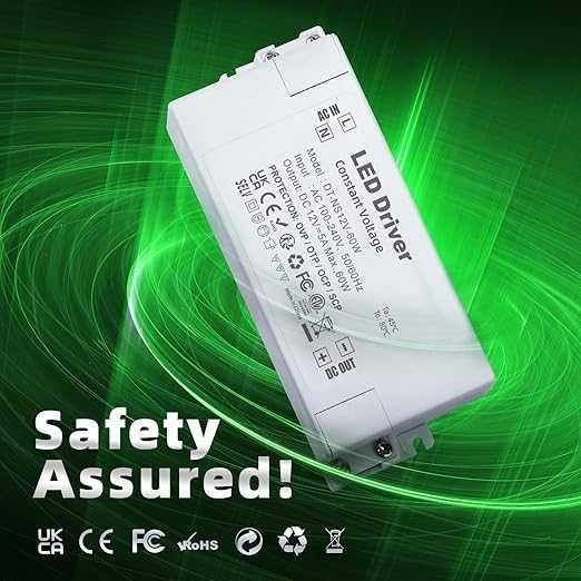 Zasilacz, transformator do taśm LED  Reylax DT-NS12V-60W