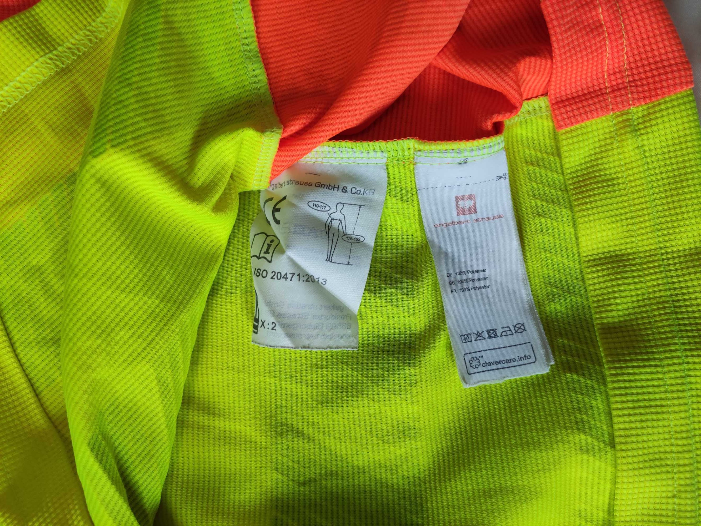 Męska robocza koszulka odblaskowa Engelbert Strauss r. XL jak nowa